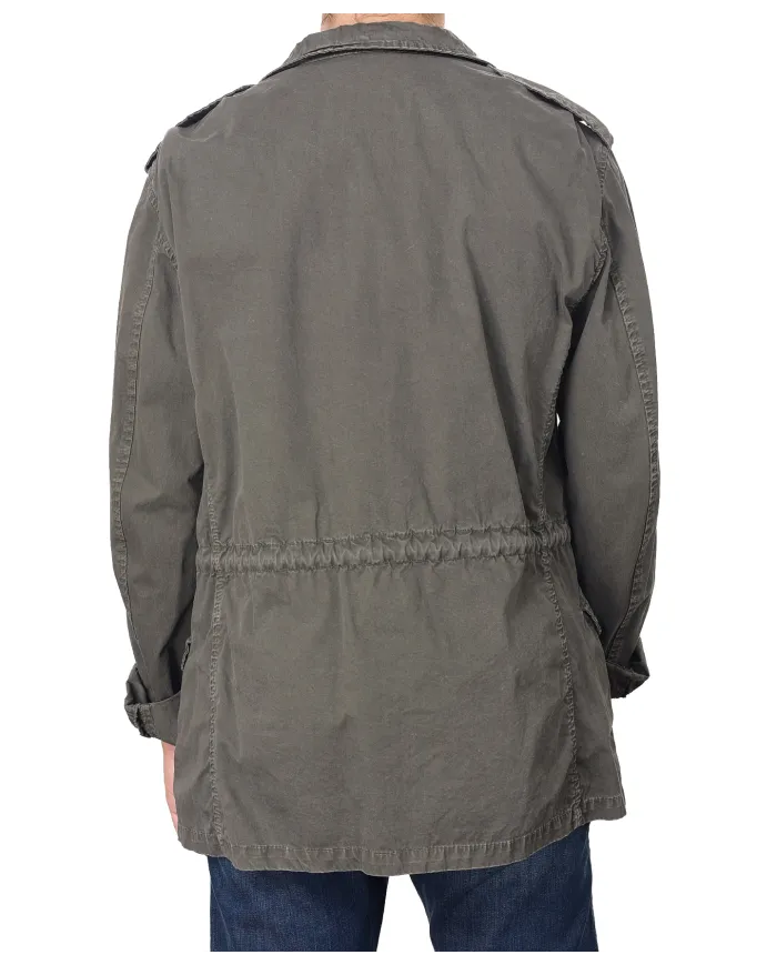 Field Jacket Uomo grigia con motivo mimetico ARMY/N|BOB Field Jacket Uomo grigia con motivo mimetico ARMY/N|BOB