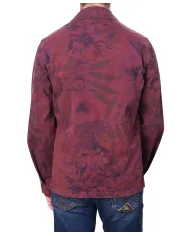 Giacca Uomo bordeaux stampa floreale FIJI 218|BOB
