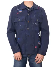Giacca Uomo blu dipinta FIX-M218|BOB