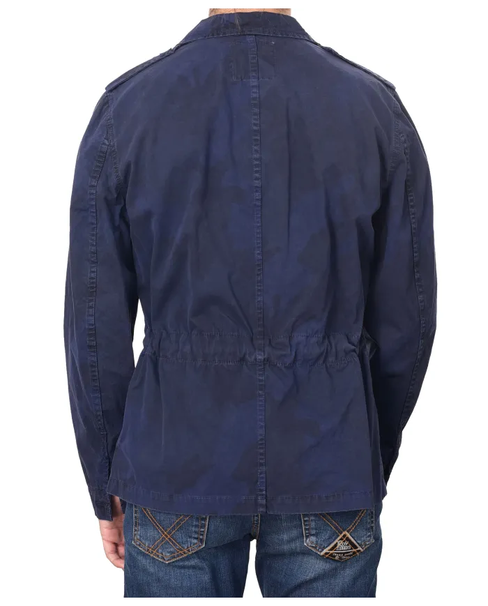 Giacca Uomo blu dipinta FIX-M218|BOB Giacca Uomo blu dipinta FIX-M218|BOB