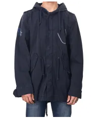 Parka Uomo blu con cappuccio RAIN|BOB