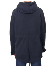 Parka Uomo blu con cappuccio RAIN|BOB