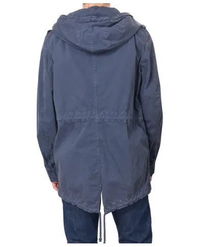 Parka Uomo navy con cappuccio RAIN|BOB Parka Uomo navy con cappuccio RAIN|BOB