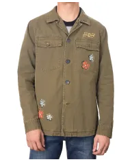 giacca coloniale da uomo con dettagli stampati e logo | BOB giacca coloniale da uomo con dettagli stampati e logo | BOB