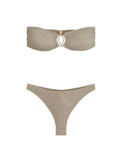 Bikini Donna beige a fascia MF25-0501|ME FUI Bikini Donna beige a fascia MF25-0501|ME FUI