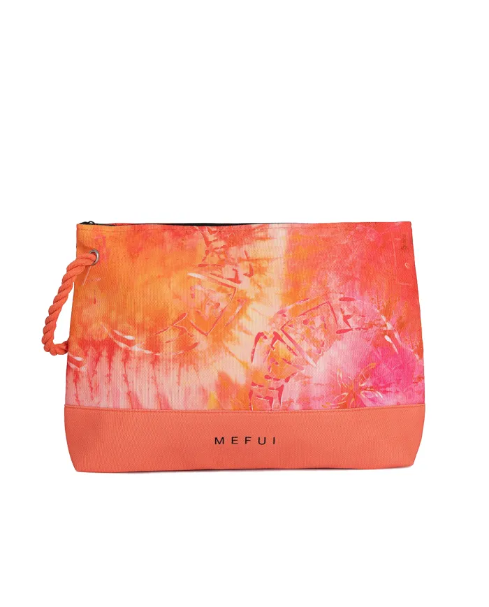 Pochette mare Donna arancione a fantasia maxiMA25-A040X32|ME FUI Pochette mare Donna arancione a fantasia maxiMA25-A040X32|ME FUI