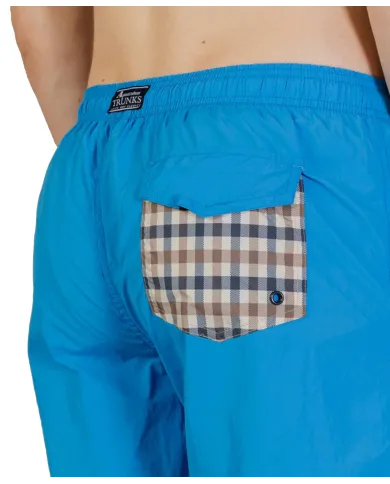 AQUASCUTUM Boxer Uomo AB_B004_BB027 PE 2025 mare regular con taschino club check 22 TURQUOISE AQUASCUTUM Boxer Uomo AB_B004_BB027 PE 2025 mare regular con taschino club check 22 TURQUOISE