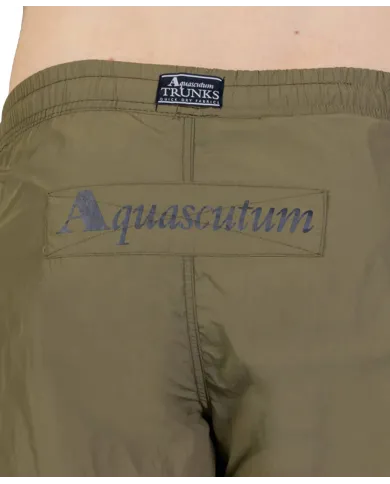 AQUASCUTUM Boxer Uomo AB_B004_BB028 PE 2025 mare regular con dettagli logati applicati 06 ARMY GREEN AQUASCUTUM Boxer Uomo AB_B004_BB028 PE 2025 mare regular con dettagli logati applicati 06 ARMY GREEN