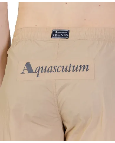 AQUASCUTUM Boxer Uomo AB_B004_BB028 PE 2025 mare regular con dettagli logati applicati 03 BEIGE AQUASCUTUM Boxer Uomo AB_B004_BB028 PE 2025 mare regular con dettagli logati applicati 03 BEIGE