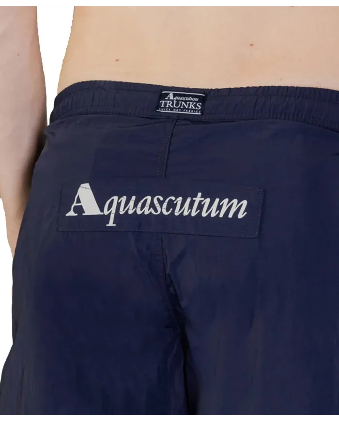 AQUASCUTUM Boxer Uomo AB_B004_BB028 PE 2025 mare regular con dettagli logati applicati 11 NAVY AQUASCUTUM Boxer Uomo AB_B004_BB028 PE 2025 mare regular con dettagli logati applicati 11 NAVY