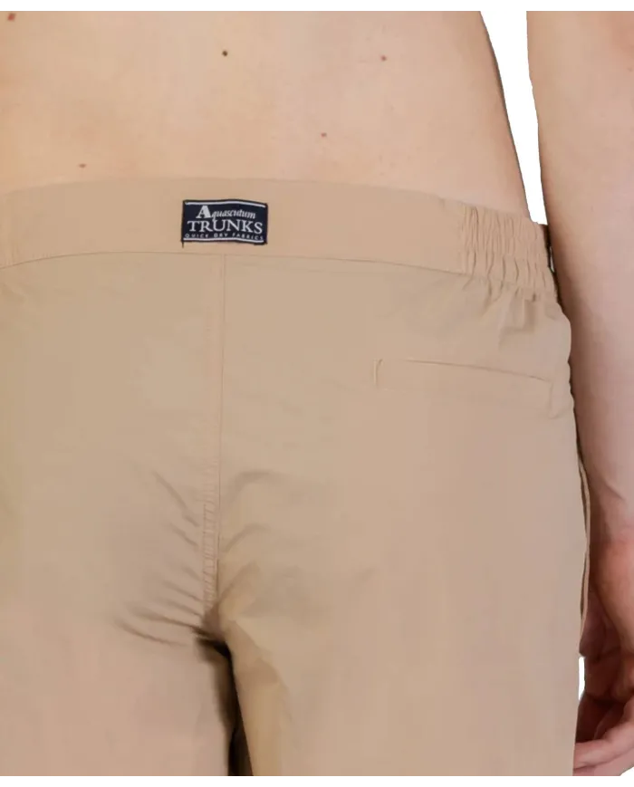AQUASCUTUM Boxer Uomo AB_B004_BB029 PE 2025 nylon regular con taschino 03 BEIGE AQUASCUTUM Boxer Uomo AB_B004_BB029 PE 2025 nylon regular con taschino 03 BEIGE