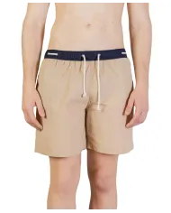 AQUASCUTUM Boxer Uomo AB_B004_BB030 PE 2025 mare con dettaglio a costine sul girovita 03 BEIGE AQUASCUTUM Boxer Uomo AB_B004_BB030 PE 2025 mare con dettaglio a costine sul girovita 03 BEIGE