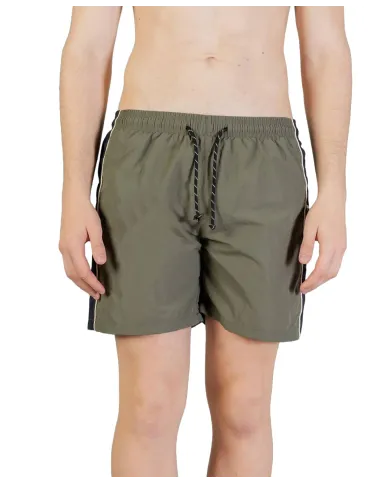 AQUASCUTUM Boxer Uomo AB_B004_BB034 PE 2025 nylon regular con big stripes logo 06 ARMY GREEN AQUASCUTUM Boxer Uomo AB_B004_BB034 PE 2025 nylon regular con big stripes logo 06 ARMY GREEN