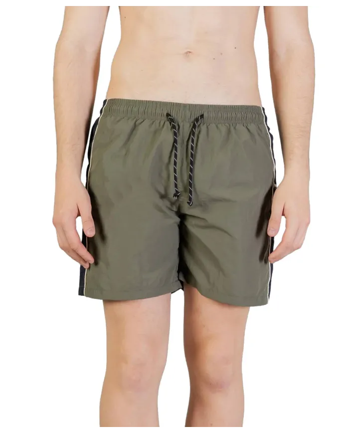 AQUASCUTUM Boxer Uomo AB_B004_BB034 PE 2025 nylon regular con big stripes logo 06 ARMY GREEN AQUASCUTUM Boxer Uomo AB_B004_BB034 PE 2025 nylon regular con big stripes logo 06 ARMY GREEN