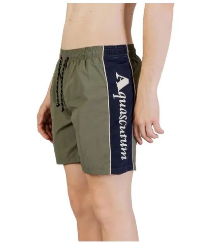 AQUASCUTUM Boxer Uomo AB_B004_BB034 PE 2025 nylon regular con big stripes logo 06 ARMY GREEN AQUASCUTUM Boxer Uomo AB_B004_BB034 PE 2025 nylon regular con big stripes logo 06 ARMY GREEN