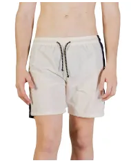 AQUASCUTUM Boxer Uomo AB_B004_BB034 PE 2025 nylon regular con big stripes logo 03 BEIGE AQUASCUTUM Boxer Uomo AB_B004_BB034 PE 2025 nylon regular con big stripes logo 03 BEIGE