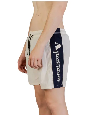 AQUASCUTUM Boxer Uomo AB_B004_BB034 PE 2025 nylon regular con big stripes logo 03 BEIGE AQUASCUTUM Boxer Uomo AB_B004_BB034 PE 2025 nylon regular con big stripes logo 03 BEIGE