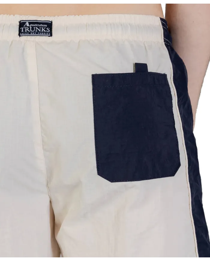AQUASCUTUM Boxer Uomo AB_B004_BB034 PE 2025 nylon regular con big stripes logo 03 BEIGE AQUASCUTUM Boxer Uomo AB_B004_BB034 PE 2025 nylon regular con big stripes logo 03 BEIGE