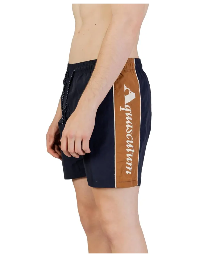 AQUASCUTUM Boxer Uomo AB_B004_BB034 PE 2025 nylon regular con big stripes logo 11 NAVY AQUASCUTUM Boxer Uomo AB_B004_BB034 PE 2025 nylon regular con big stripes logo 11 NAVY
