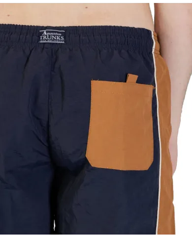 AQUASCUTUM Boxer Uomo AB_B004_BB034 PE 2025 nylon regular con big stripes logo 11 NAVY AQUASCUTUM Boxer Uomo AB_B004_BB034 PE 2025 nylon regular con big stripes logo 11 NAVY