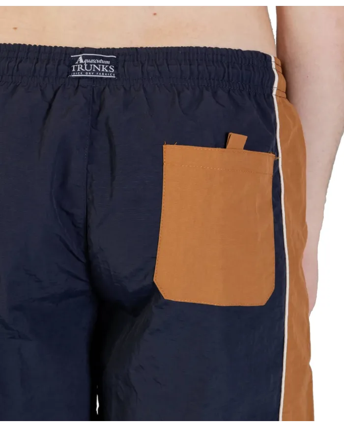 AQUASCUTUM Boxer Uomo AB_B004_BB034 PE 2025 nylon regular con big stripes logo 11 NAVY AQUASCUTUM Boxer Uomo AB_B004_BB034 PE 2025 nylon regular con big stripes logo 11 NAVY
