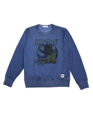 BOB Felpa Uomo PEYE P-ET cotone slim fit con stampa 01 JEANS BOB Felpa Uomo PEYE P-ET cotone slim fit con stampa 01 JEANS