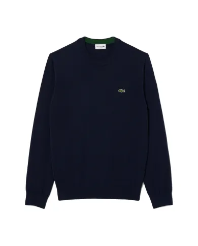 Maglia Uomo in cotone blu AH1985 |LACOSTE