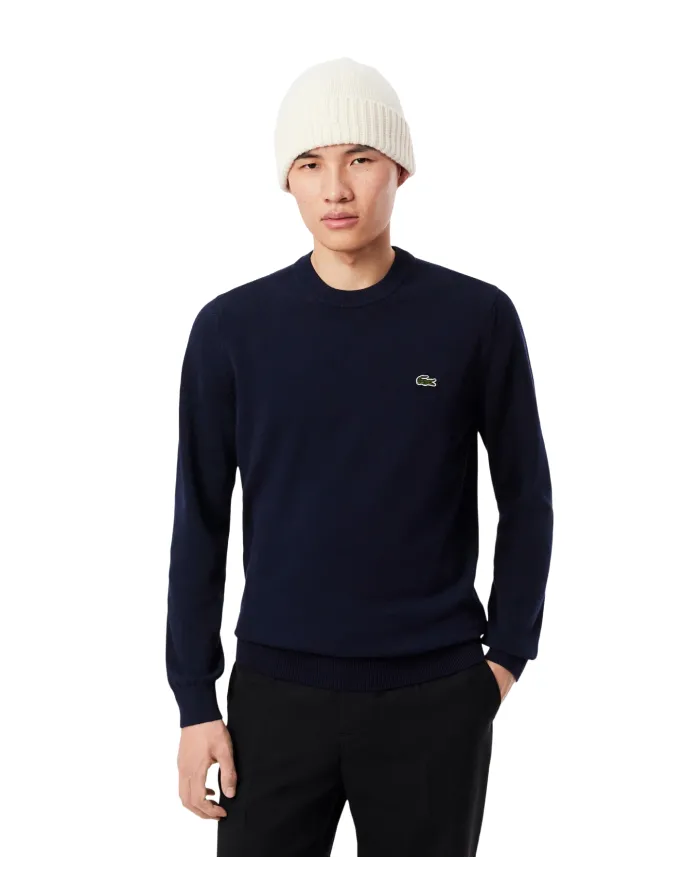 Maglia Uomo in cotone blu AH1985 |LACOSTE