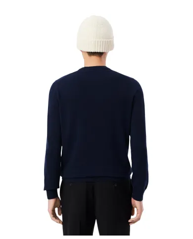 Maglia Uomo in cotone blu AH1985 |LACOSTE