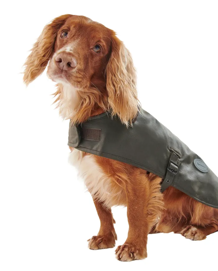 Cappotto per Cani in cotone cerato DC00003|BARBOUR Cappotto per Cani in cotone cerato DC00003|BARBOUR