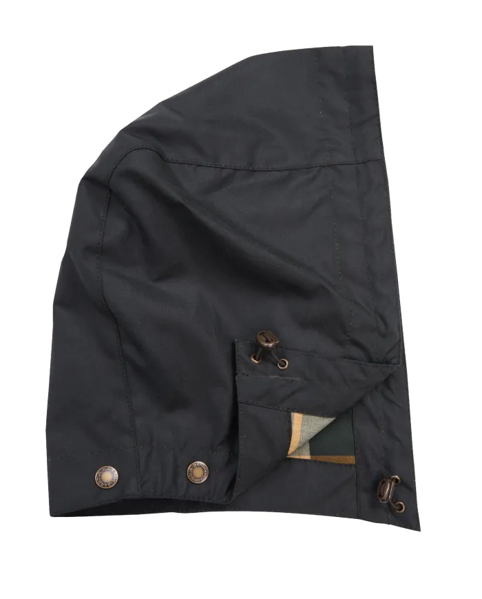 Cappuccio Donna cerato nero LH000005 RE-ENGINEERED|BARBOUR