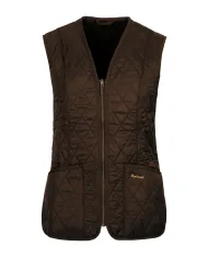 Gilet Donna trapuntato marrone LLI0003 BETTY|BARBOUR