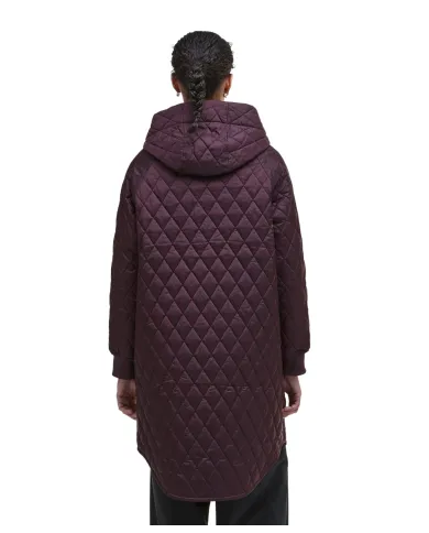 Cappotto Donna lungo trapuntato bordeaux LQU1838 HILARY|BARBOUR Cappotto Donna lungo trapuntato bordeaux LQU1838 HILARY|BARBOUR