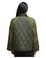 Giacca Donna verde trapuntato con maniche lisce LQU1840 MARTHA|BARBOUR