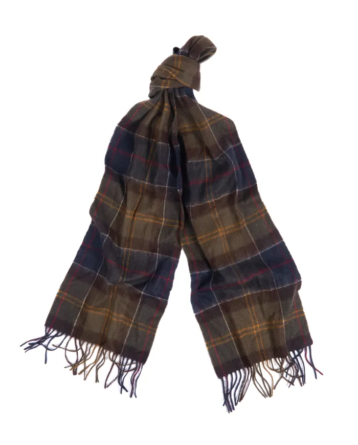 Sciarpa Donna n lana quadrettata verde/blu LSC0129|BARBOUR Sciarpa Donna n lana quadrettata verde/blu LSC0129|BARBOUR