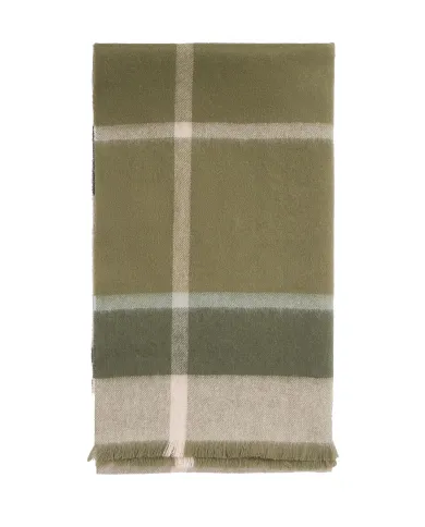 Sciarpa Donna in lana quadrettata bige/verde LSC0354 ROSEFIELD|BARBOUR Sciarpa Donna in lana quadrettata bige/verde LSC0354 ROSEFIELD|BARBOUR