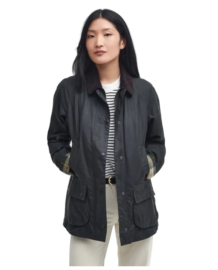 Giacca Donna cerato nero LWX0667 BEADNELL |BARBOUR Giacca Donna cerato nero LWX0667 BEADNELL |BARBOUR
