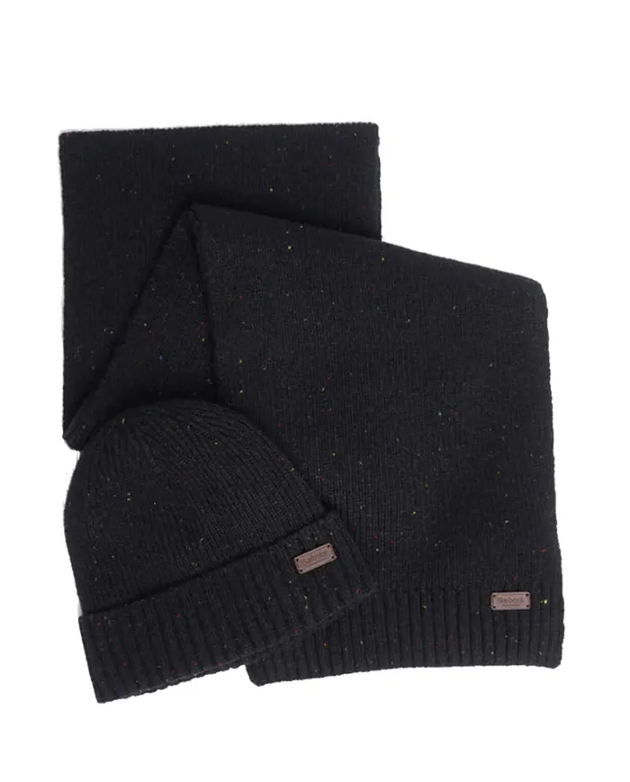 BARBOUR Set Uomo MGS0047 CARLTON FLECK AI 25/2026 acrilico con patch logata applicata NY31 NAVY BARBOUR Set Uomo MGS0047 CARLTON FLECK AI 25/2026 acrilico con patch logata applicata NY31 NAVY