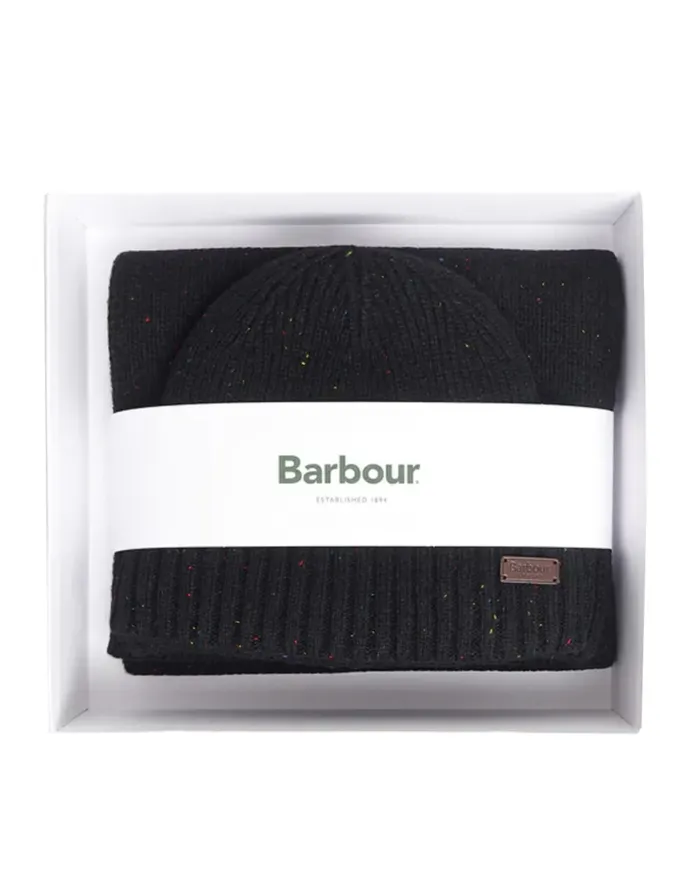 BARBOUR Set Uomo MGS0047 CARLTON FLECK AI 25/2026 acrilico con patch logata applicata NY31 NAVY BARBOUR Set Uomo MGS0047 CARLTON FLECK AI 25/2026 acrilico con patch logata applicata NY31 NAVY