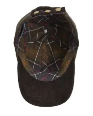 Berretto Uomo cerato con visiera a costine MHA0913 ASHBY|BARBOUR