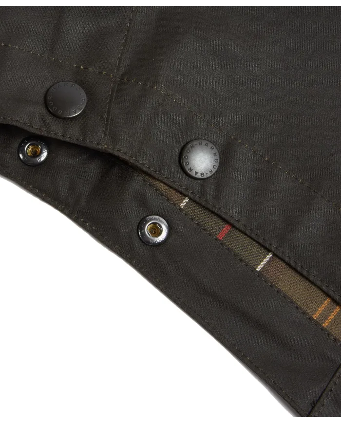 Cappuccio Uomo cerato verde oliva MH00003 CLASSIC SYLKOIL|BARBOUR