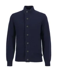 BARBOUR Giubbino Uomo MKN0731 essential patch z AI 25/2026 lana con toppe applicate NY91 NAVY