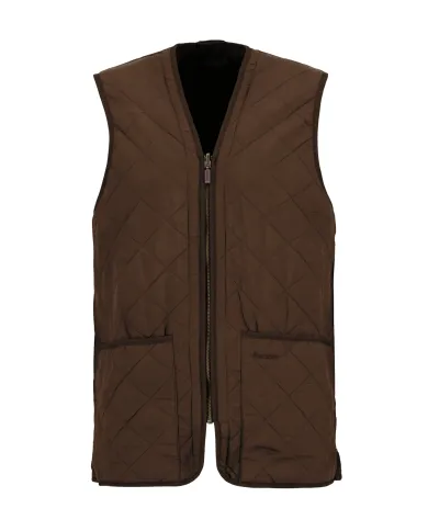 Gilet Uomo trapuntato marrone scuro MLI0002 POLARQUILT|BARBOUR Gilet Uomo trapuntato marrone scuro MLI0002 POLARQUILT|BARBOUR