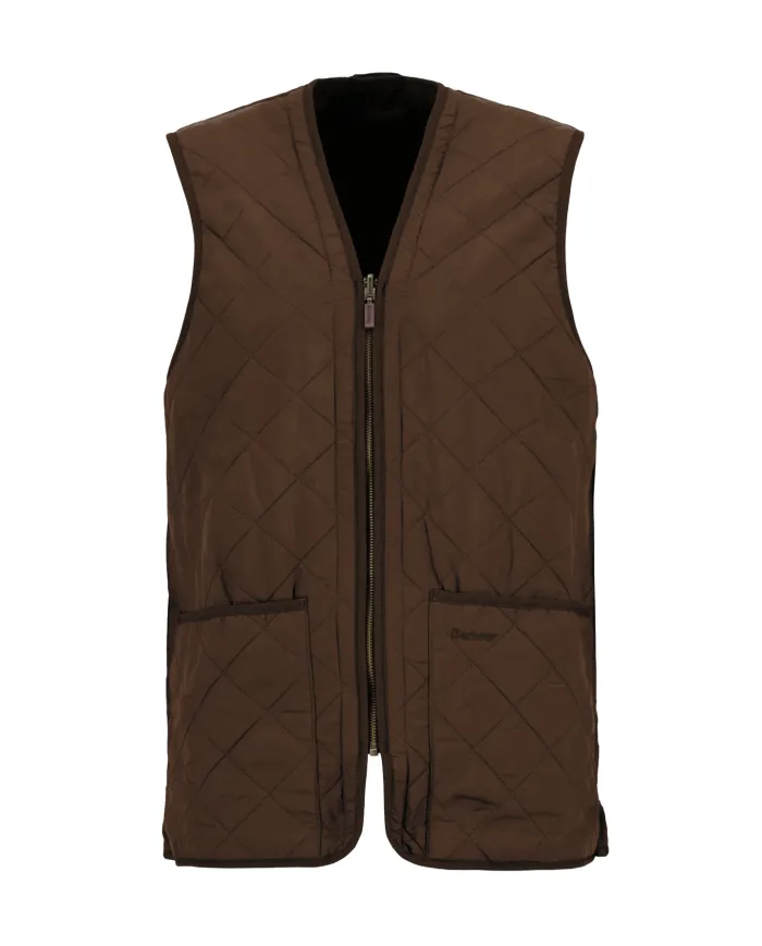 Gilet Uomo trapuntato marrone scuro MLI0002 POLARQUILT|BARBOUR Gilet Uomo trapuntato marrone scuro MLI0002 POLARQUILT|BARBOUR