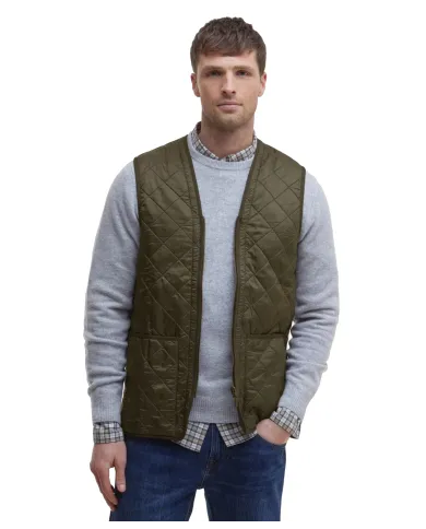 Gilet Uomo trapuntato verde MLI0002 POLARQUILT|BARBOUR Gilet Uomo trapuntato verde MLI0002 POLARQUILT|BARBOUR