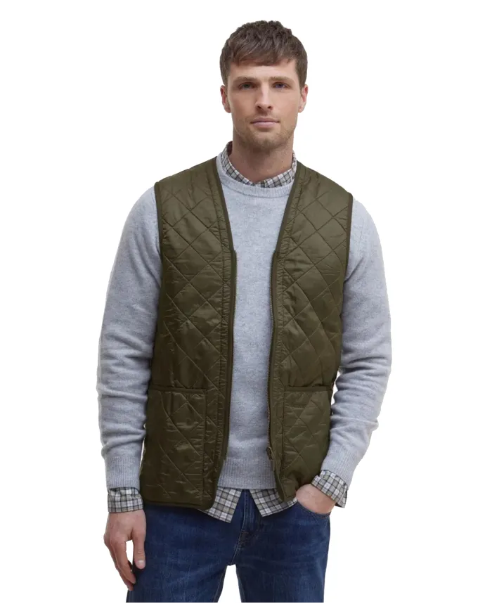 Gilet Uomo trapuntato verde MLI0002 POLARQUILT|BARBOUR Gilet Uomo trapuntato verde MLI0002 POLARQUILT|BARBOUR