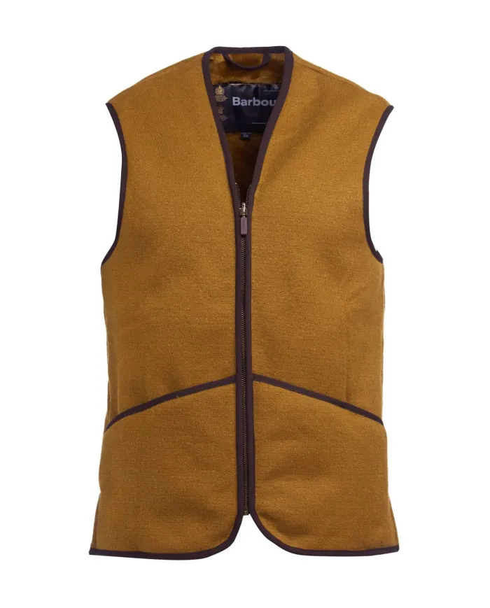 Gilet Uomo effetto pelliccia cammello MLI0004 WARM|BARBOUR Gilet Uomo effetto pelliccia cammello MLI0004 WARM|BARBOUR