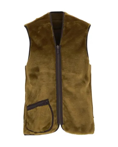 Gilet Uomo effetto pelliccia cammello MLI0004 WARM|BARBOUR Gilet Uomo effetto pelliccia cammello MLI0004 WARM|BARBOUR
