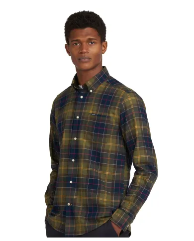 BARBOUR Camicia Uomo MSH4991 FORTROSE AI 25/2026 cotone regular con motivo tartan TN52 classic tartan BARBOUR Camicia Uomo MSH4991 FORTROSE AI 25/2026 cotone regular con motivo tartan TN52 classic tartan