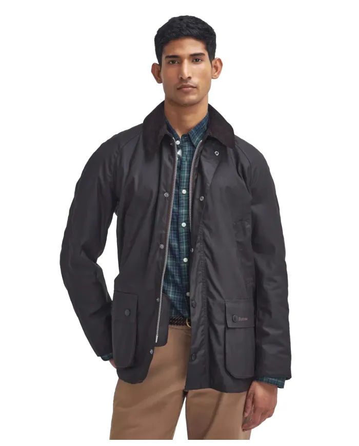 Giacca Uomo blu cerato MWX0339 ASHBY|BARBOUR Giacca Uomo blu cerato MWX0339 ASHBY|BARBOUR